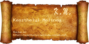 Keszthelyi Melinda névjegykártya